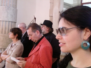 Con Catherine Millet e Jean-Hubert Martin alla Biennale di Venezia, 2009
